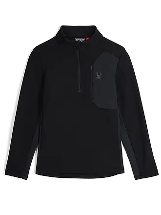 SPYDER | Pullover de hombre con 1/2 cremallera BANDIT | schwarz
